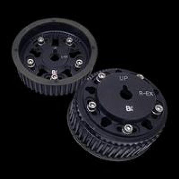 Brian Crower Engranajes de leva ajustables negros para Subaru EJ205/EJ257 (juego de 2), solo lado de escape