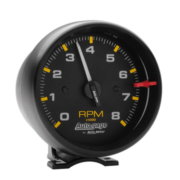 Autometer Autogage Tacómetro de montaje en pedestal, color negro, 8000 RPM