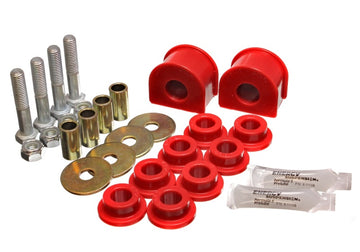Energy Suspensión 99-04 Ford F-150 Lightning 2WD Juego de bujes de barra estabilizadora trasera roja (incluye eslabones finales)