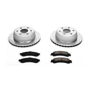 Power Stop 02-06 Cadillac Escalade Kit de freno deportivo trasero Z23 Evolution