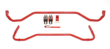 BMR 08-09 Pontiac G8 Kit de barra estabilizadora delantera y trasera con bujes - Rojo