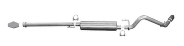 Gibson 05-13 Toyota Tacoma Base 4.0L 2.5in Escape simple con respaldo de gato - Inoxidable