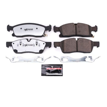 Power Stop 2017 Dodge Durango Pastillas de freno delanteras Z36 para camión y remolque con hardware
