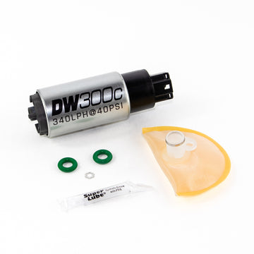 Bomba de combustible compacta DeatschWerks 340lph DW300C con kit de configuración Civic 06-11 (sin clips de montaje)
