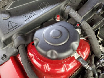 JLT 15-20 Ford Mustang GT350/GT500/GT Cubiertas de puntal texturizadas negras (par)