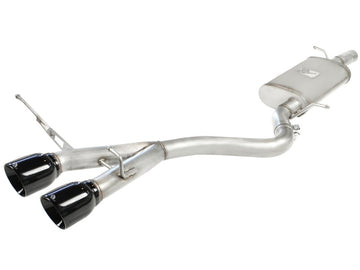 aFe MACHForce XP Exhaust 304SS Cat-Back w/ Black Tips 2008 VW Golf R32 V5 3.2L