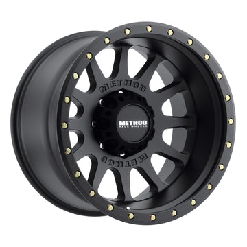 Method MR605 NV 20x9 -12 mm Offset 8x170 124,9 mm CB Rueda negra mate