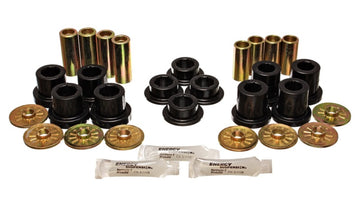 Energy Suspensión 92-02 Dodge Viper Juego de bujes de brazo de control delantero negro