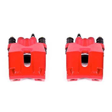 Power Stop 04-11 Ford F-150 Pinzas traseras rojas sin soportes - Par