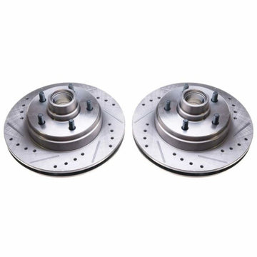 Power Stop 86-89 Buick Electra Front Evolution Drilled & Slotted Rotors - Pair