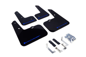Rally Armor 12-18 Hyundai Veloster Guardabarros negro UR con logotipo azul