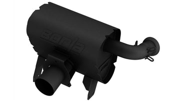 Borla 15-22 Can-Am Maverick X3 900cc Triple Turbo Silenciador Atak de escape con colector trasero automático