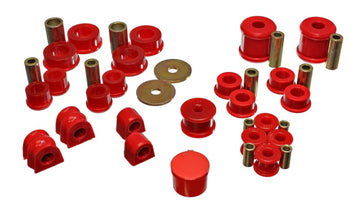 Suspensión energética 02-06 Subaru Impreza/WRX Juego de bujes maestros Hyper-Flex rojos