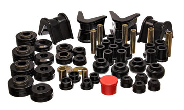 Energy Suspensión 73-79 Ford F-150 Pickup 4WD Juego de bujes maestros Hyper-flex negros