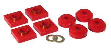Soportes de caja de transferencia Prothane 76 y anteriores Ford F150/250 - Rojo