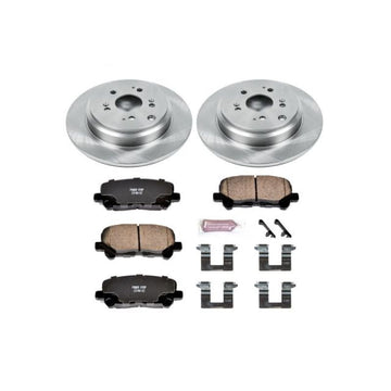 Power Stop 12-15 Honda Pilot Kit de freno trasero autoespecializado